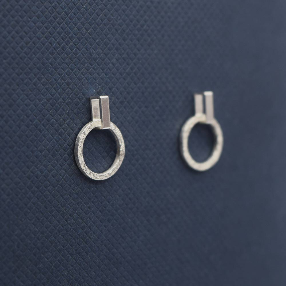 Textured Drop Studs