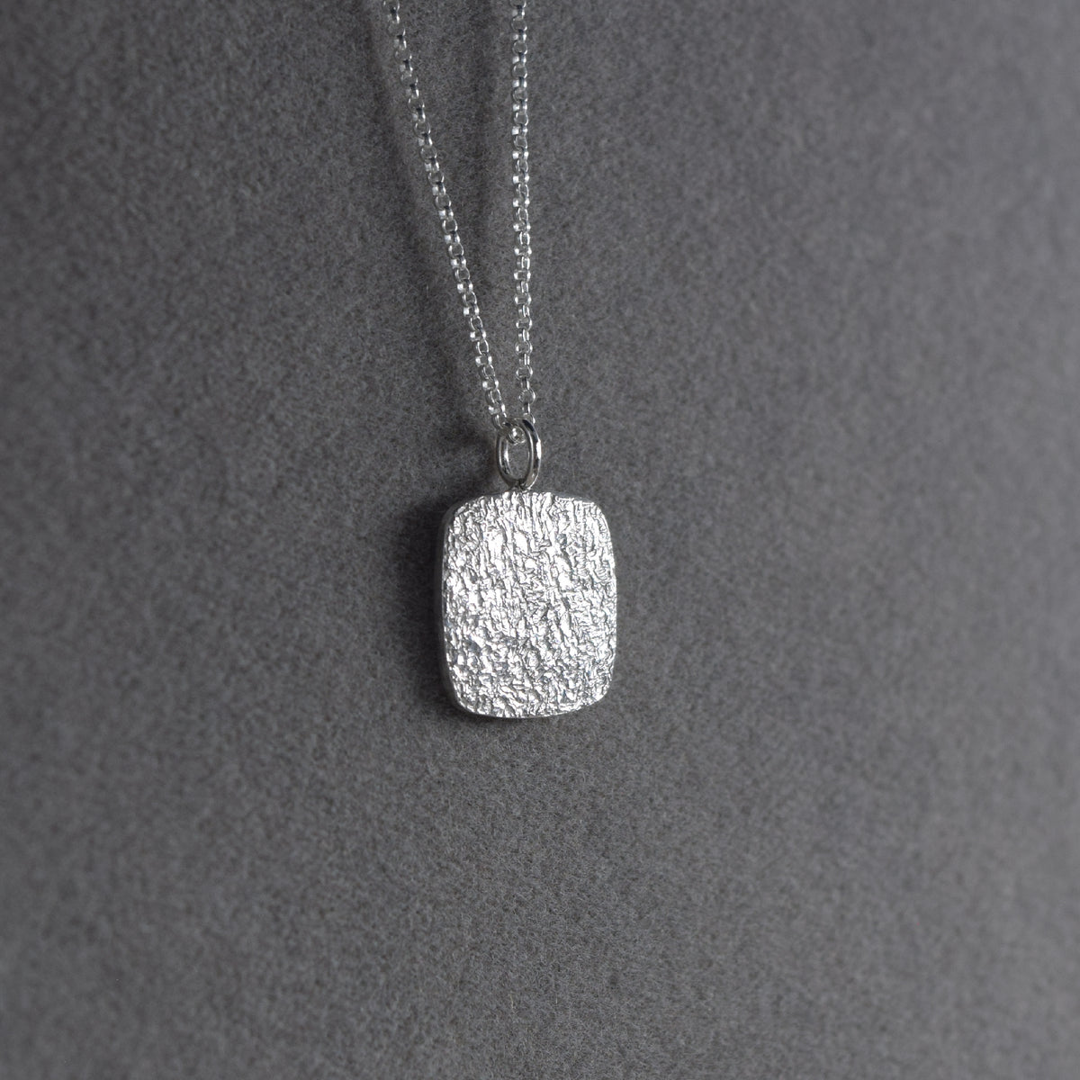 Textured Cushion Pendant