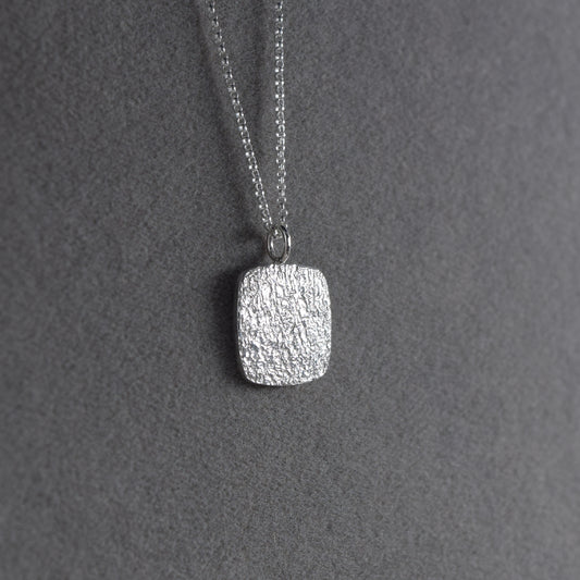 Textured Cushion Pendant