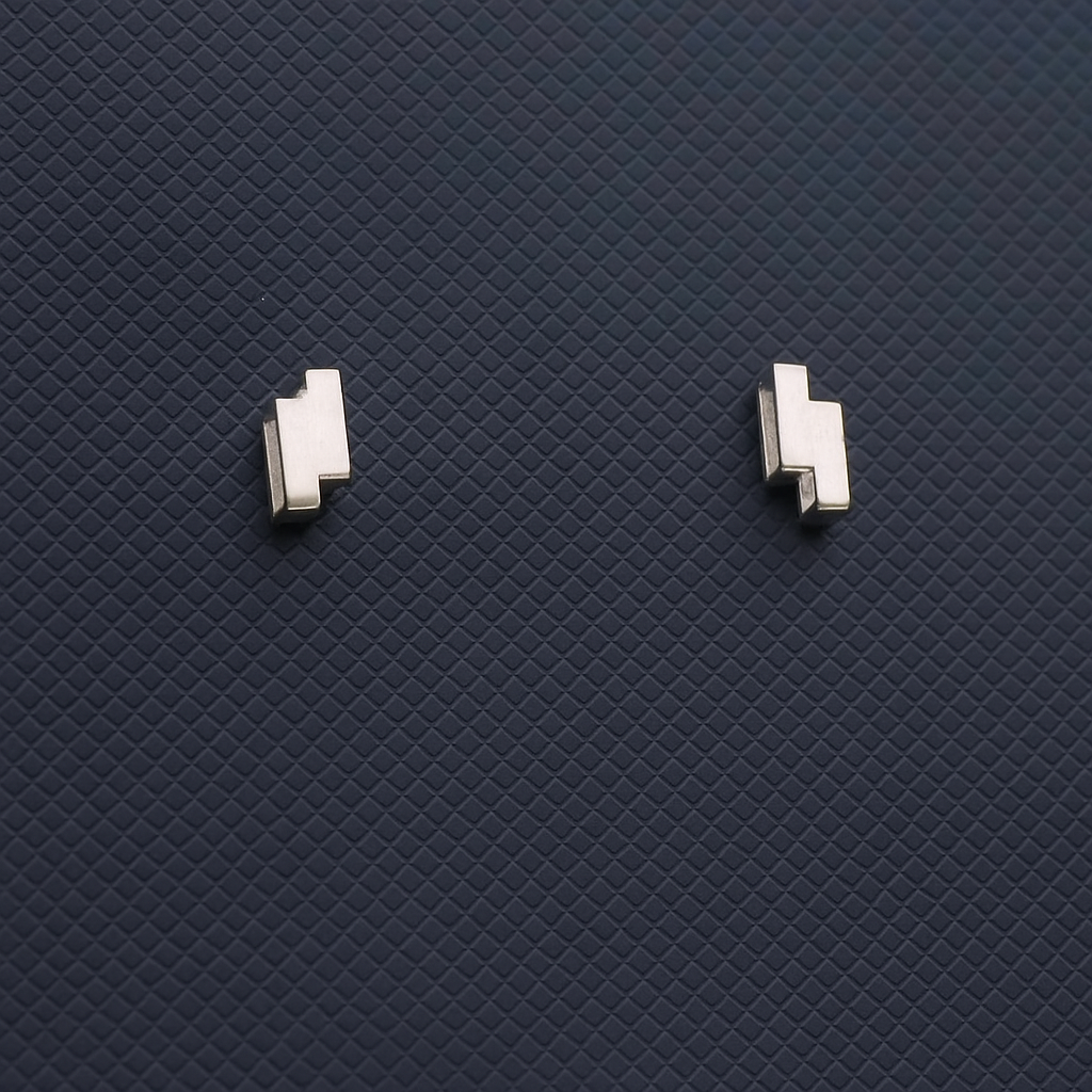 Double Brickwork Studs – Ellys May Jewellery