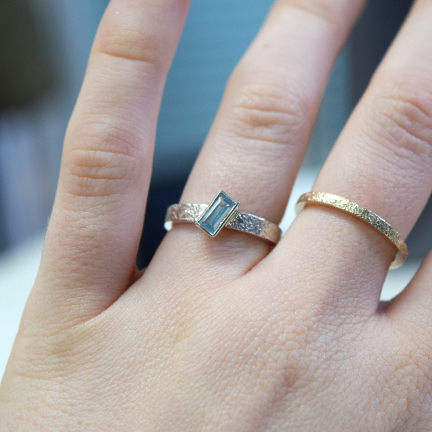 Sterling Silver Sky Blue Topaz Ring