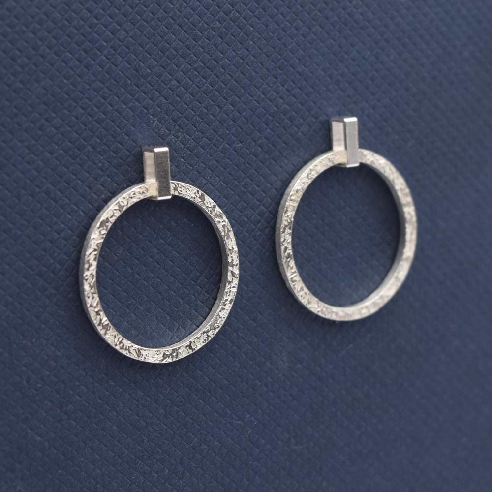 Textured Drop Earrings