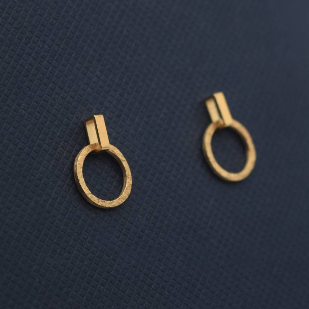 Textured Drop Studs